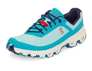 On Running Cloud Women's Aqua Blue Trail Running Shoe thumbnail 1
