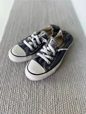 Converse Navy Blue Canvas Slip On Sneakers Size 8 thumbnail 3