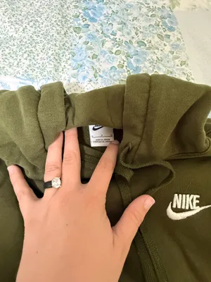 Nike Hoodie Sweatshirt Green thumbnail 2