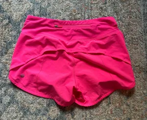 Lululemon speed up 4’ Hot pink shorts thumbnail 4