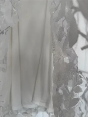 Altar'd State Ivory Floral Appliqué Maxi Dress thumbnail 6