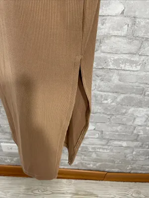 PrettyGarden Sleeveless Cutout Bodycon Dress in camel thumbnail 3