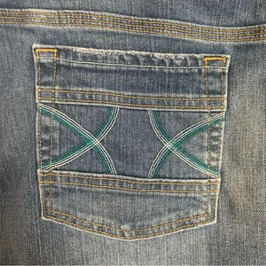 Y2K Vintage Jean Skirt Denim Mini Old Navy Size 16 Blue Low Rise Low Waisted thumbnail 4