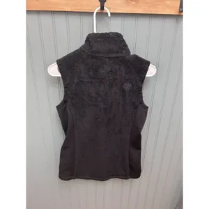 The North Face Womens Osito Size Small Full Zip Black Fleece Stretch Vest Jacket thumbnail 3