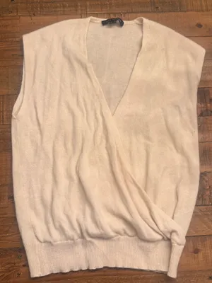 SKULL CASHMERE V-Neck Wrap L‎ Sweater thumbnail 1