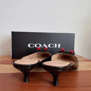 NWT Coach Mule With Cherries size US7 thumbnail 5