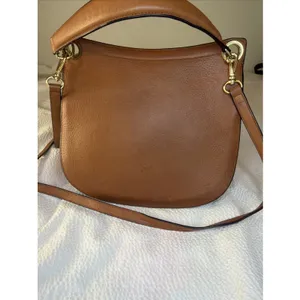 Lauren Ralph Lauren Leather Saddle Crossbody Handbag Purse thumbnail 5
