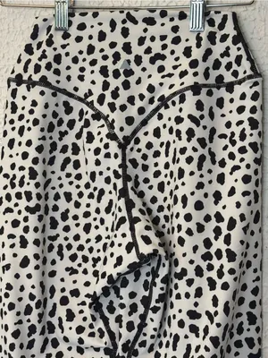 Balance Athletica Kids Black and White Spot Print Leggings thumbnail 3