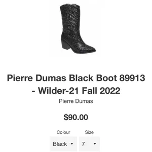 Pierre Dumas Black Sparkle Boots thumbnail 3
