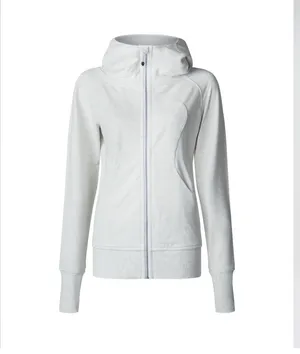 Lululemon Scuba Hoodie Heathered White / Silver thumbnail 2