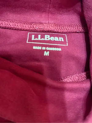L.L. Bean Women’s 100% Cotton Interlock Turtleneck Top Shirt size M thumbnail 3