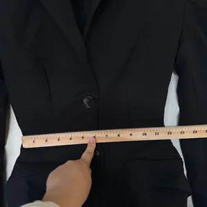 House of cb XS Tall Amia Black Blazer Mini‎ dress black thumbnail 5