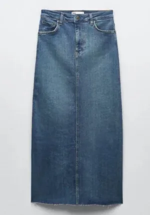 Denim Pencil Skirt thumbnail 6