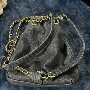 ZARA Mini Denim Backpack thumbnail 1