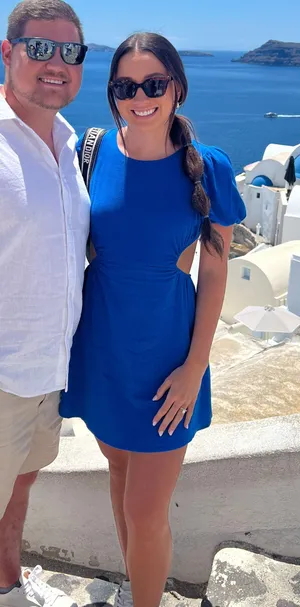 Hello Molly Blue Open Back Dress thumbnail 1