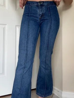 Bootcut Flare Denim Jeans thumbnail 3