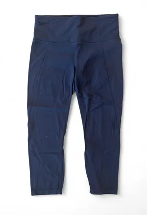 Athleta Navy Capri Crop Leggings thumbnail 2