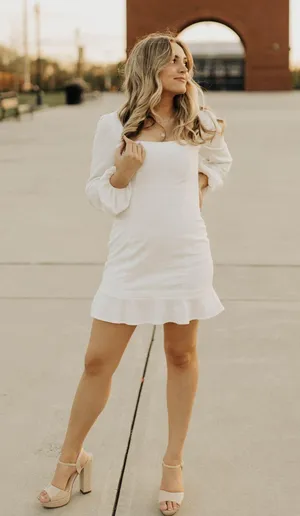 White Formal Princess Polly Dress thumbnail 3
