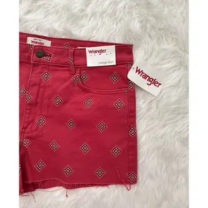 Wrangler Women's Mid Rise Vintage Denim Shorts Diamond Bay Size 10/30 thumbnail 5