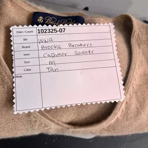 Brooks Brothers‎ Italian Cashmere Sweater Tan Medium thumbnail 15