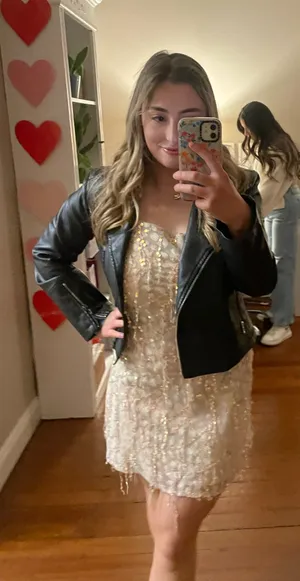 Gold Sequin Dress thumbnail 1