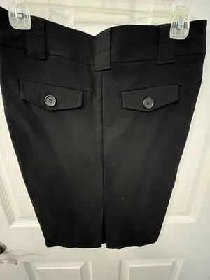 NWOT Size 6 Black Pencil Straight Skirt thumbnail 2