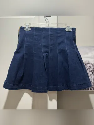 Paris Hilton mini denim skirt Size 2 thumbnail 2