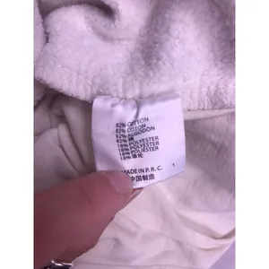 Brandy Melville Sweatpants Womens‎ One Size White Excellent Rosa Joggers Fleece thumbnail 4