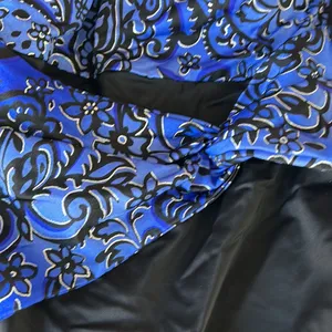 Studio Works Black blue Pleated Front Built-in Bra 1 Pcs Swimsuit SZ 16W thumbnail 8