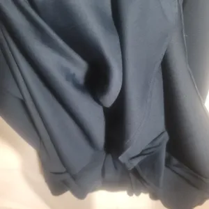 Azazie Dark Navy Off the Shoulder Mermaid Bridesmaid Dress Gown Stretch Satin A6 thumbnail 8
