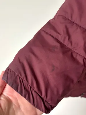 Columbia Long Line Maroon Puffer Hooded Winter Jacket Outdoor Insulated thumbnail 7
