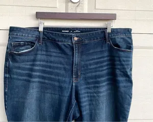Old Navy Womens Jeans Blue Mid Rise Pop Icon Skinny Stretch Plus 24 thumbnail 4