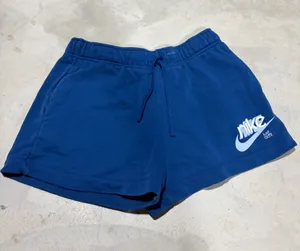 Nike Women's Blue Shorts Medium swoosh just do it thumbnail 1