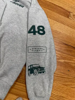 Land Rover Pacsun grey oversized zip-up thumbnail 4