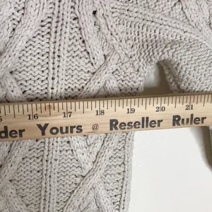 Lauren‎ Ralph Lauren ladies hand knit silk cotton linen blend pullover sweater M thumbnail 5