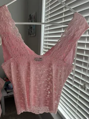 Boutique Pink Lace Shirt thumbnail 2