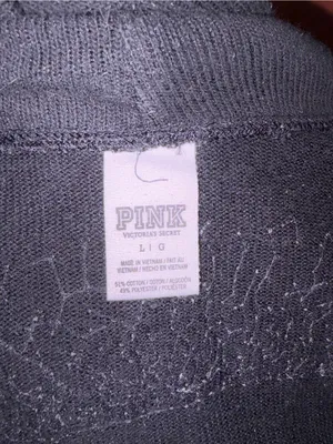 PINK Victoria's Secret Y2K sequin zip-up with oversized hood + sleeves thumbnail 6