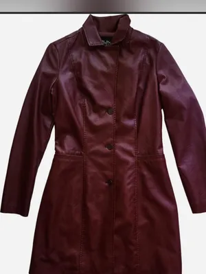 Women's Buffy the Vampire Burgundy Small Burgundy Coat thumbnail 1