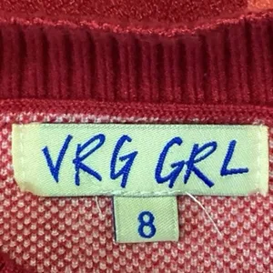 Verge Girl Multicolor Abstract Print Oversized Mock Neck Long Sleeve Sweater Size 8 thumbnail 3