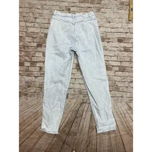 90s Vintage Mom Jeans Size 14 Light Acid Wash High Waisted LA BLUES‎ Classics thumbnail 6