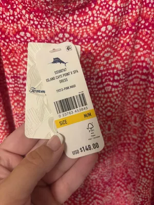 Tommy Bahama Red-Pink Mini Dress thumbnail 5