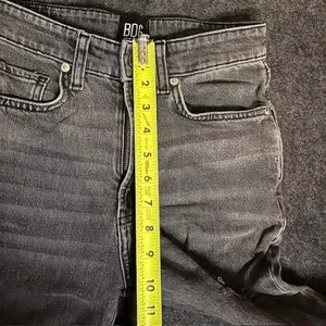BDG Urban Outfitters Stretch High Rise Flare Jeans Black Size 25 Streetwear Chic thumbnail 6