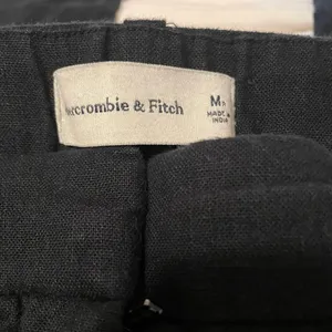Abercrombie Linen blend tailored wide leg pant X2 thumbnail 3
