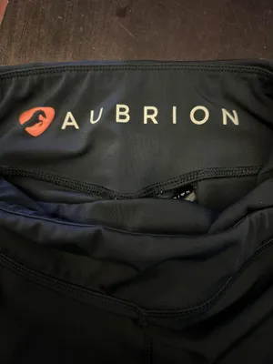 Aubrion Leggings Womens XS Blue Riding Leggings Silicone Grip Pockets Equestrian thumbnail 7