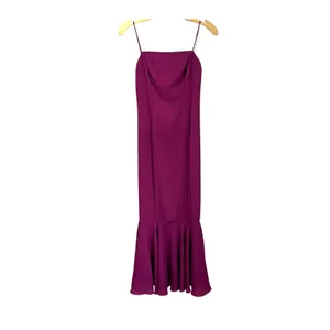 Fame & Partners‎ Fuchsia Magenta Chiffon A-line Flounce Hem Formal Dress Sz 0 thumbnail 2