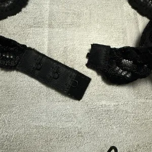 Vintage Victoria's Secret Gold Label Black Lace Garter Belt 90s‎ 80s Canada Made thumbnail 8