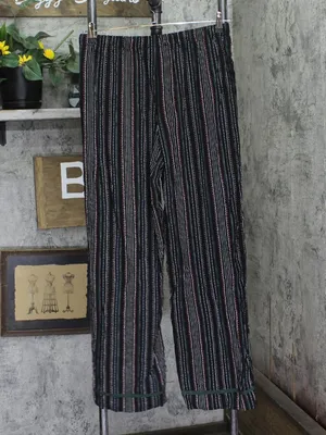 Sunday Brunch Notch Collar Pajama Set A665060 Multi Black M thumbnail 5