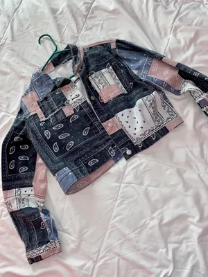 Romwe Color block Jean Jacket thumbnail 5