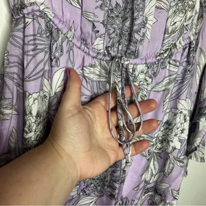 Bardot Britt Lavender‎ floral off the shoulder dress size 4/XS thumbnail 5