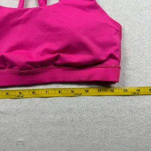 Lululemon Energy Sports Bra Women’s Size 6 Pink Strappy Medium Support Padded thumbnail 5